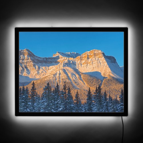 Waputik Range in Canadian Rocky Mountains LED Sign