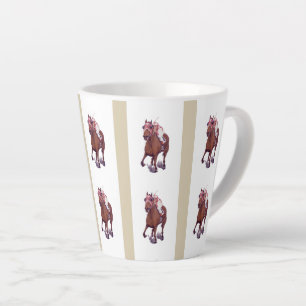 War Admiral Looses to Underdog Seabiscuit Latte Mug