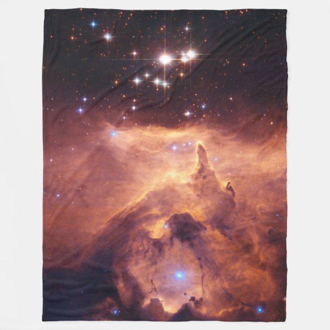 War and Peace Nebula Fleece Blanket (Front)