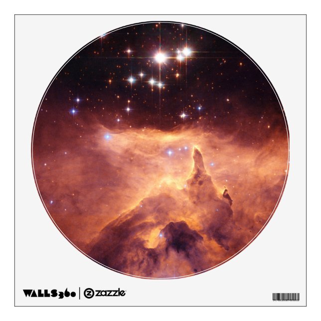 War and Peace Nebula Wall Sticker (Front)