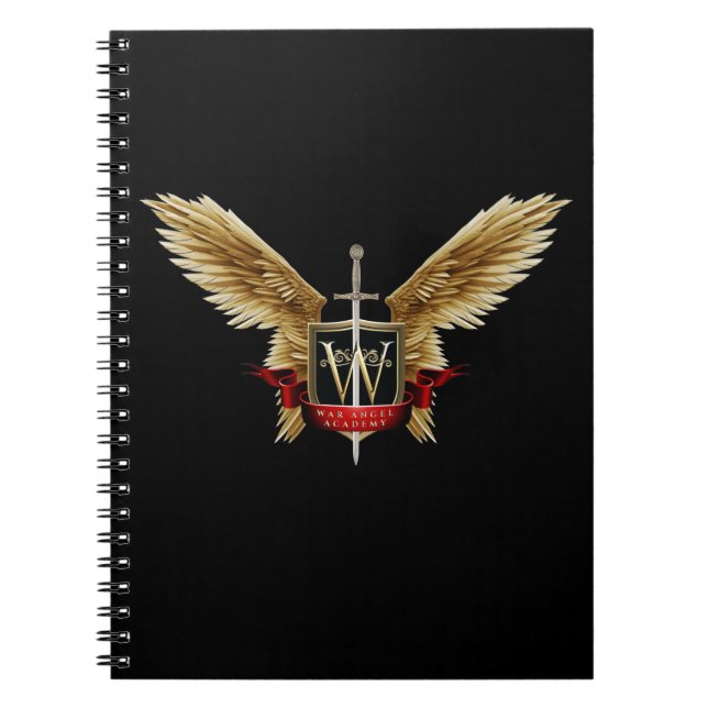 War Angel Academy Spiral Notebook (Front)