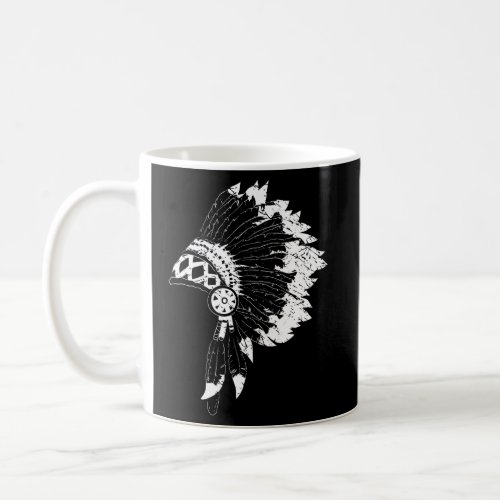 War_Bonnet Headdress Of Native Americans Head_Deco Coffee Mug