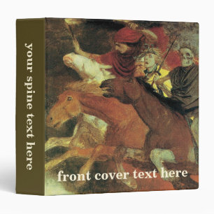 War by Arnold Bocklin, Vintage Symbolism Fine Art Binder