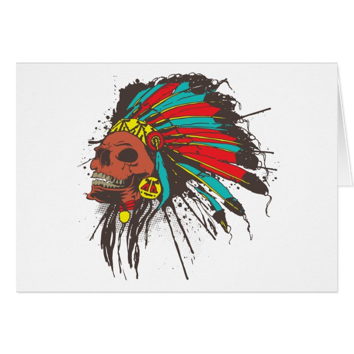 War Chief Greeting Card