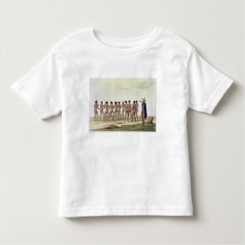 War Dance of the Caroline Islanders plate 22 from Toddler T_shirt