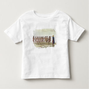 War Dance of the Caroline Islanders, plate 22 from Toddler T-shirt