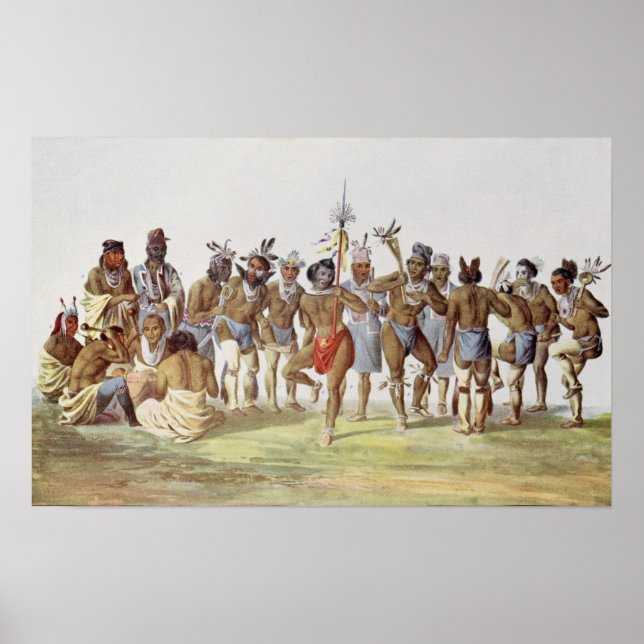 War Dance of the Sauks and Foxes Poster (Front)
