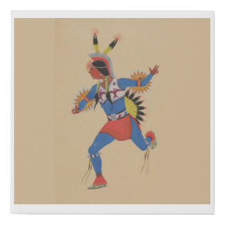 War Dance (or The Runner) Faux Canvas Print