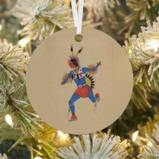 War Dance (or The Runner) Metal Ornament
