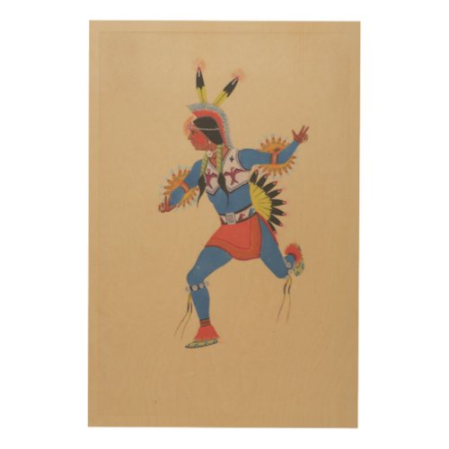 War Dance (or The Runner) Wood Wall Art