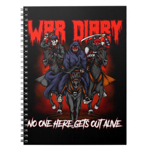 war diary notebook