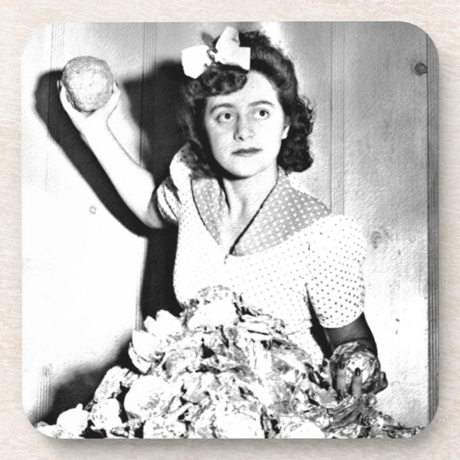 War Effort Beverage Drink Coaster (Front)