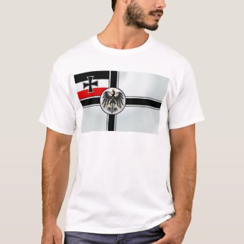 War Ensign Of Prussia T-shirt by GrooveMaster at Zazzle