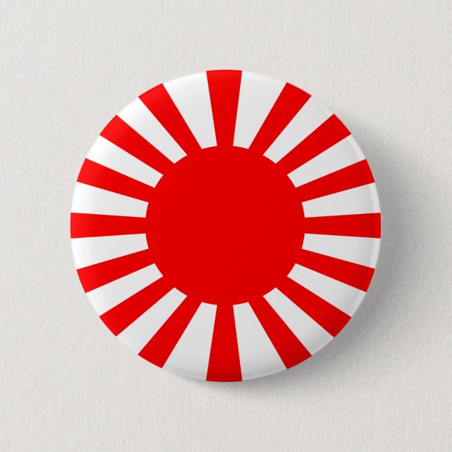 War Flag of the Imperial Japanese Army Pinback Button (Front)
