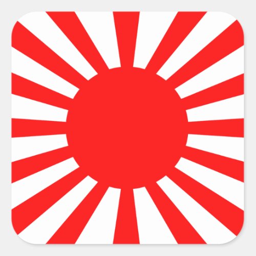 War Flag of the Imperial Japanese Army Square Sticker