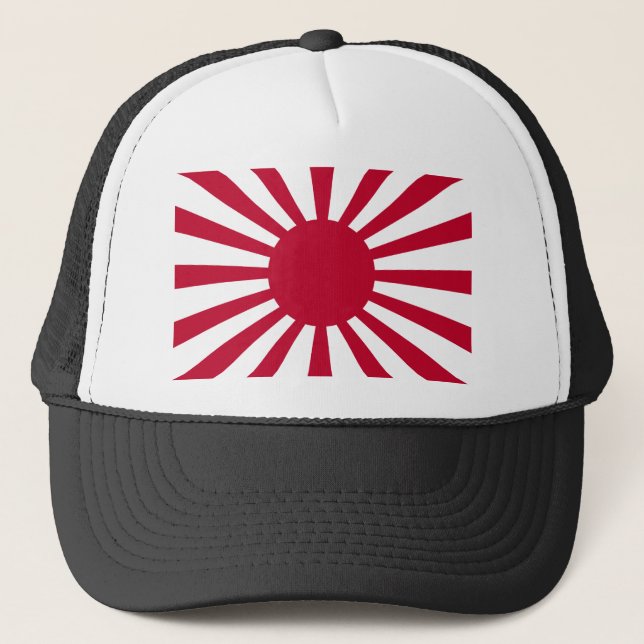 War_flag_of_the_Imperial_Japanese_Army. Trucker Hat (Front)