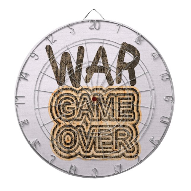 War Game Over Dartboard (Front)