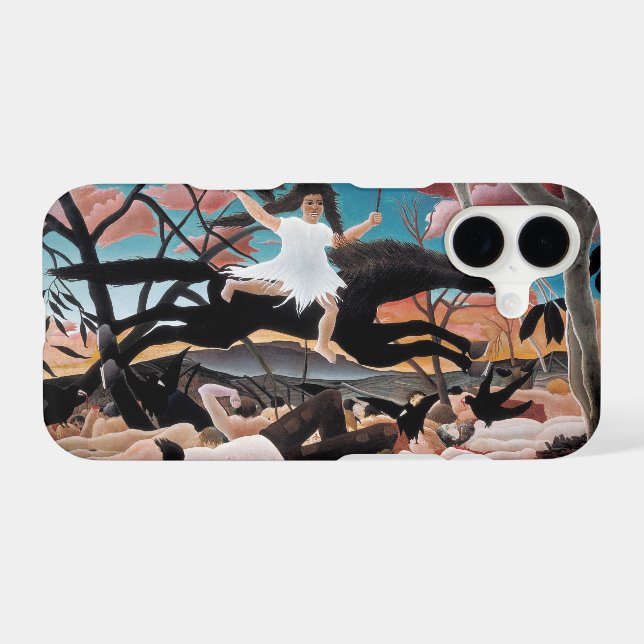 War, Henri Rousseau, 1894 Case-Mate iPhone Case (Back (Horizontal))