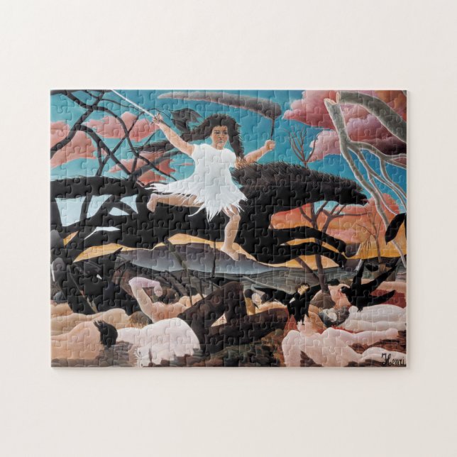 War, Henri Rousseau, 1894 Jigsaw Puzzle (Horizontal)