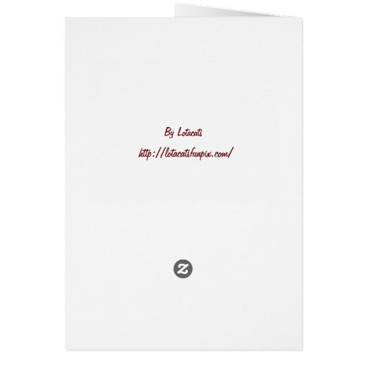 War Horse Card (Back)