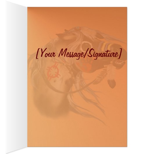 War Horse Card (Inside (Right))