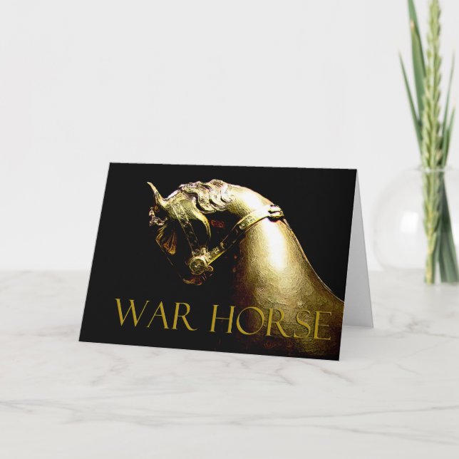 War Horse gifts & greetings Card (Front)