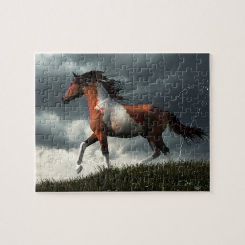 War Horse of the Spring Storm Jigsaw Puzzle