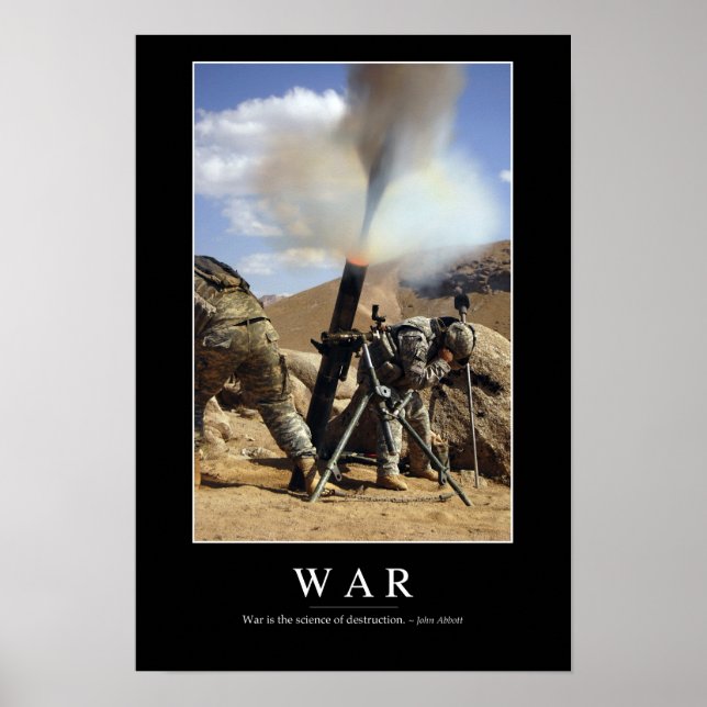 War: Inspirational Quote 1 Poster (Front)