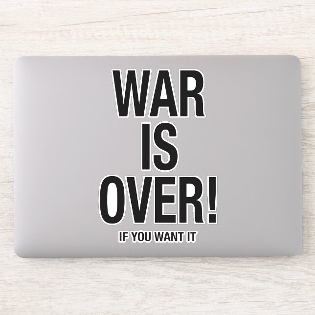 War is over sticker (Computer)