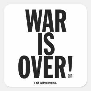 War is Over Sticker Set