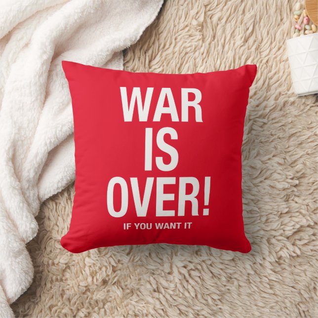 War is over throw pillow (Blanket)