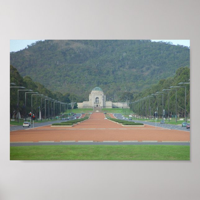 War Memorial At Canberra In Australian Capital Ter Poster (Front)