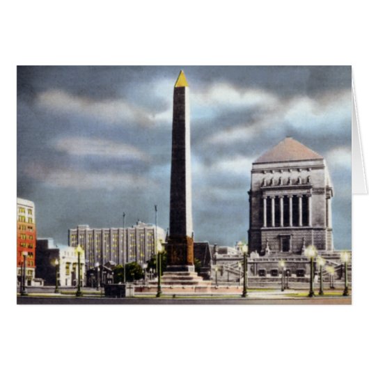 War Memorial Indianapolis Indiana Cards (Front Horizontal)