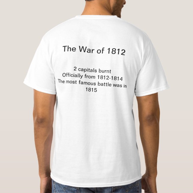 War of 1812 - White House Burns T-Shirt | Zazzle