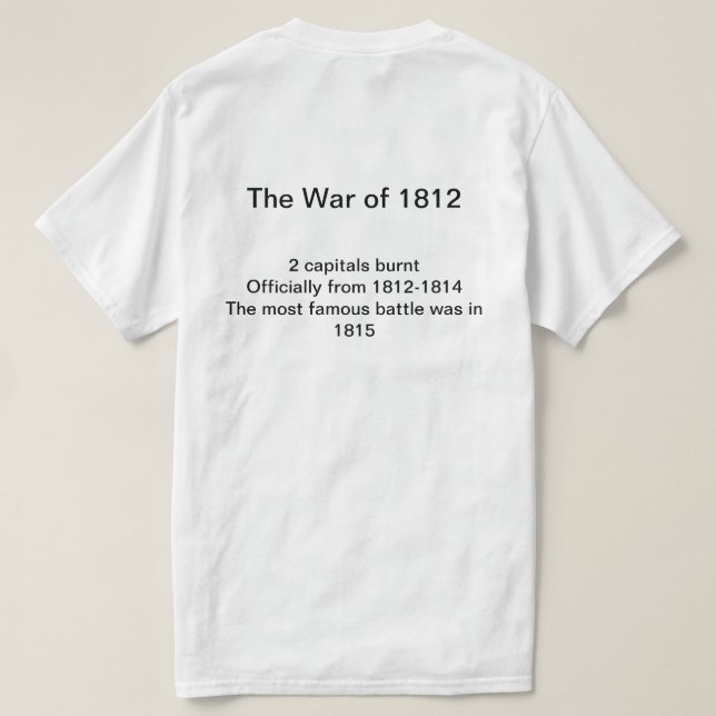 War of 1812 - White House Burns T-Shirt | Zazzle