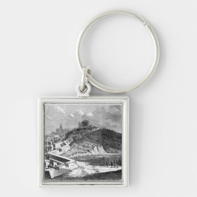 War of Duchies, Danish fortifications Keychain (Front)
