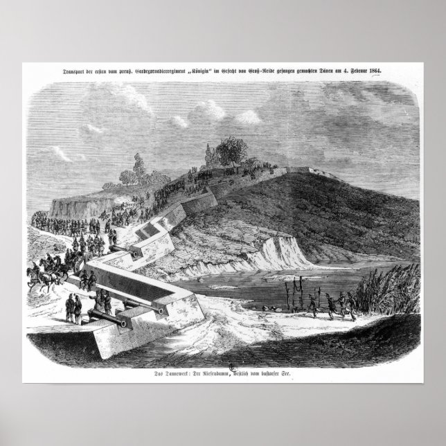 War of Duchies, Danish fortifications Poster (Front)
