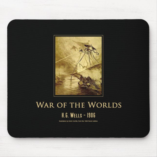 War of the Worlds (1906) Mousepad (Front)