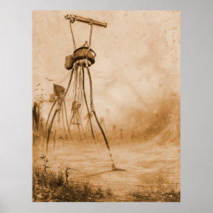 War Of The Worlds Gas Guns Poster