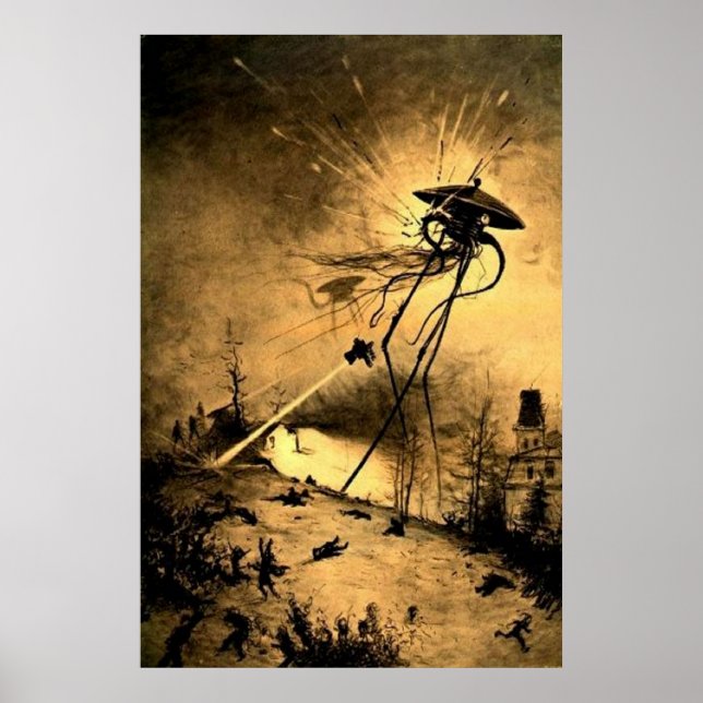 War of the Worlds H G Wells  Poster (Front)