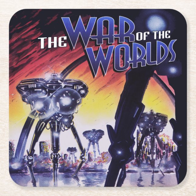 War of the Worlds paper coaster (Front)