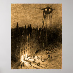 War Of The Worlds The Drunken Crowd Poster