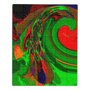 "War Paint" Acrylic 60 Piece Puzzle w/Matching Tin