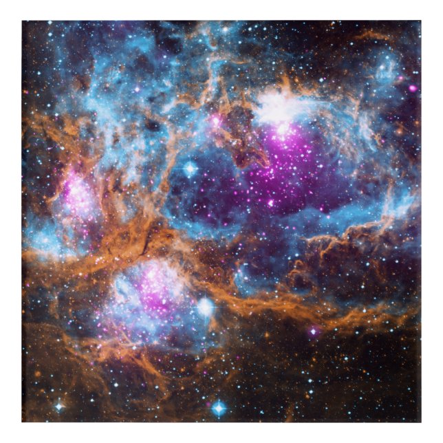 War & Peace Nebula - NGC 6357 Acrylic Print (Front)