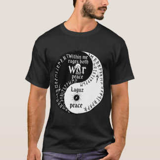War & Peace Yin-Yang - Runic Balance T-Shirt