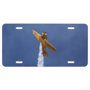 War Plane License Plate