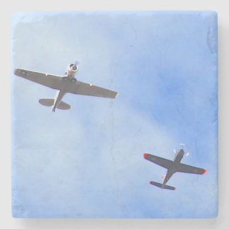 War Plane Stone Coaster