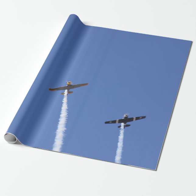 War Plane  Wrapping Paper (Unrolled)