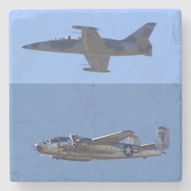 War Planes Stone Coaster (Front)