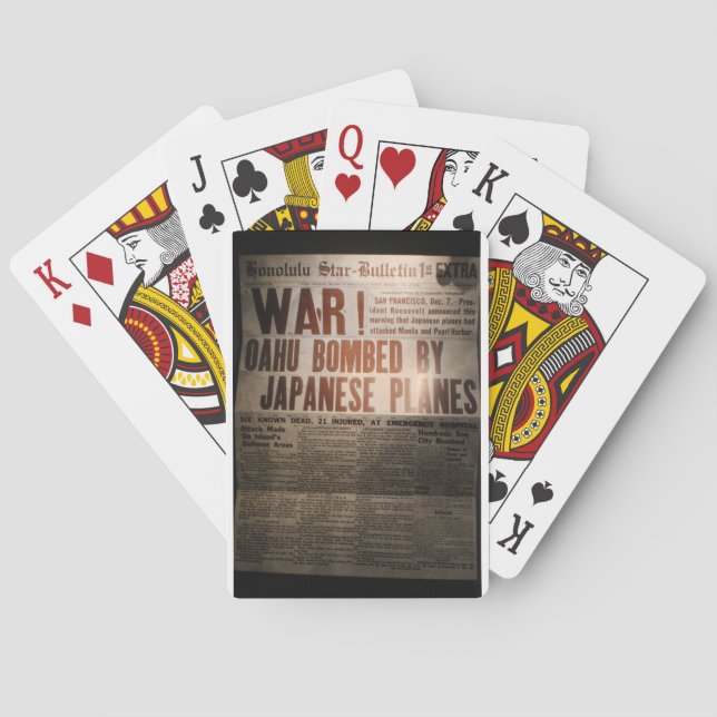 War Playing Cards (Back)